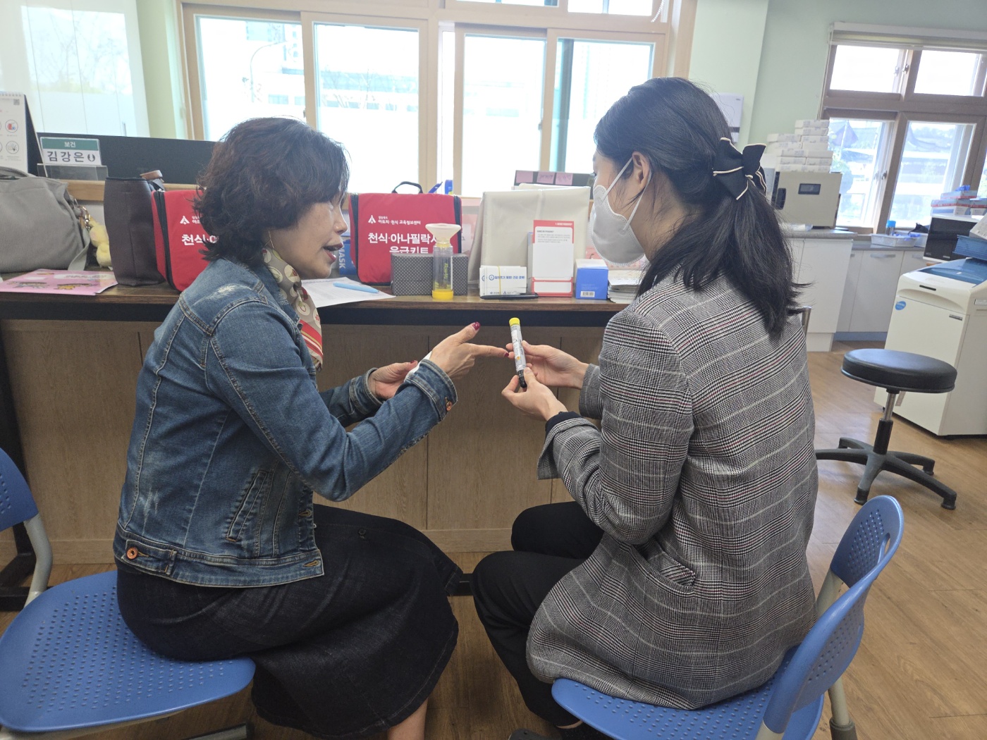 구미시 인동중 신규안심학교 물품지원 및 응급상황대처법 교육