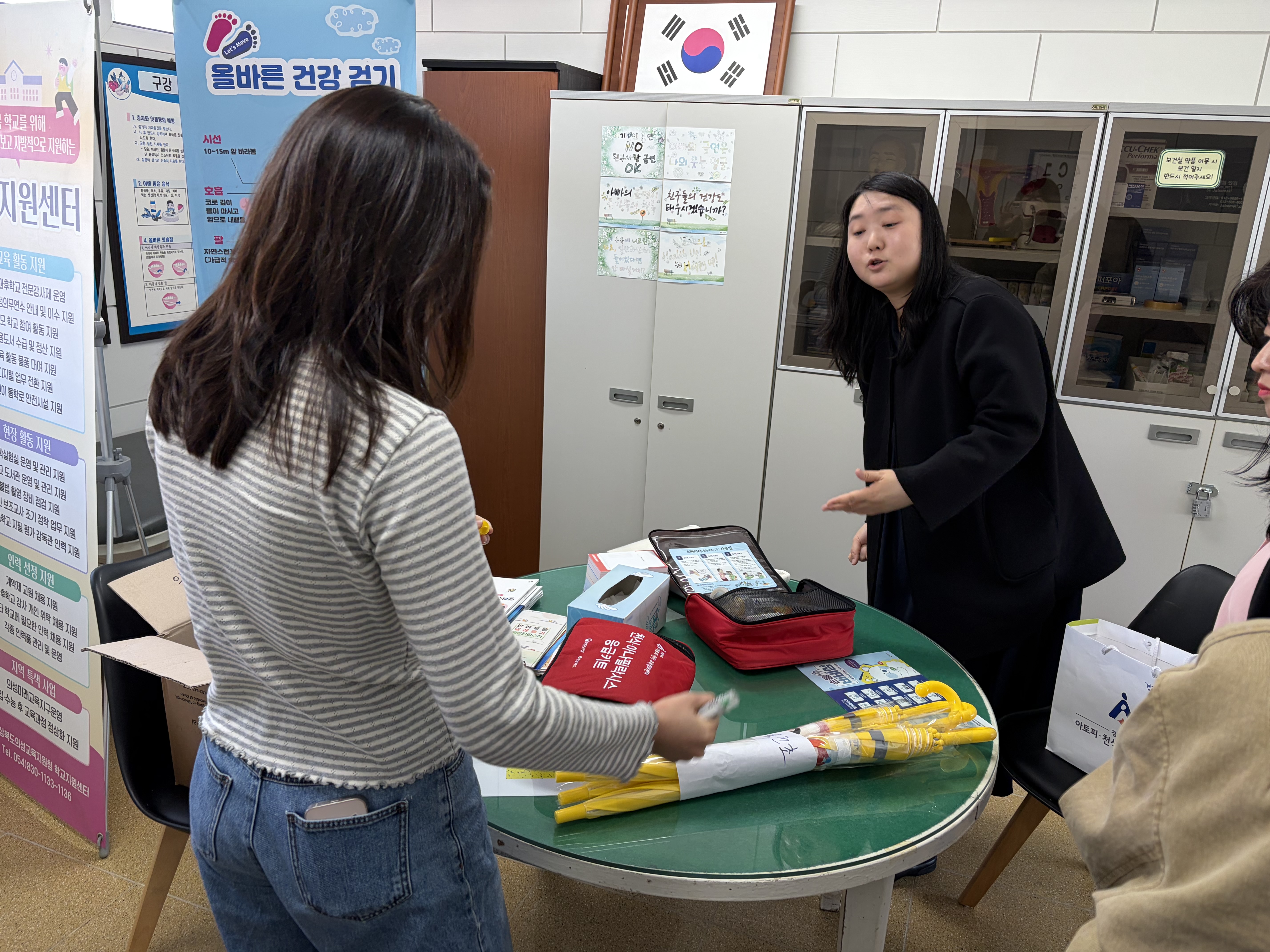 의성군 구천초 신규안심학교 물품지원 및 응급상황대처법 교육