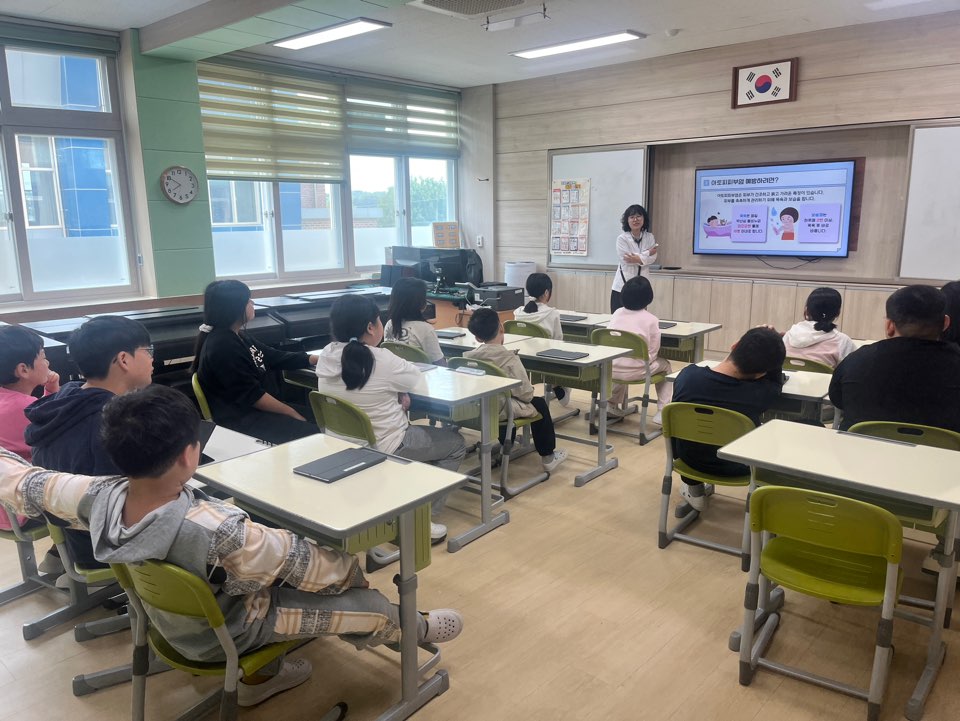 예천시 용궁초 학생대상 알레르기질환 교육